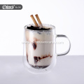 Double Walled Glass Insulated French Beverages Glass Mug